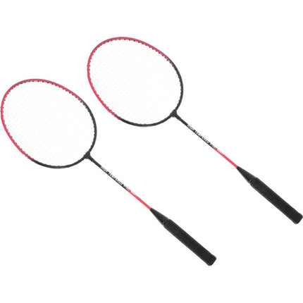 Badmintonrackets in handige tas met handvat - 2 stuks