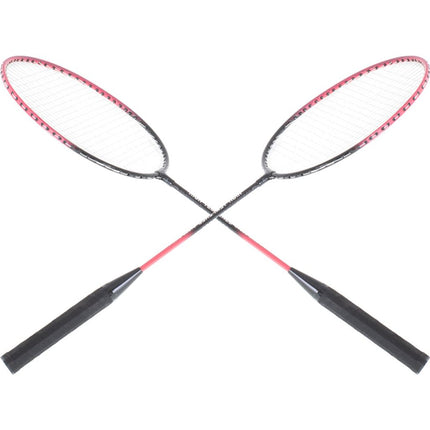 Badmintonrackets in handige tas met handvat - 2 stuks