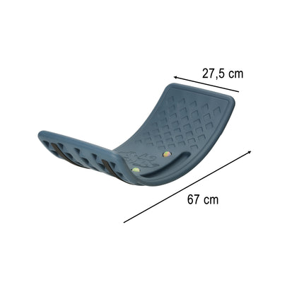 Balance Board Voor Kinderen Met Anti-slip 67x29 cm - Maximaal 90 kg Belasting - Balanceerbord - Wip voor Kinderen - Antislip Balance Board - Blauw