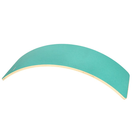 Lulilo Houten Balansbord - Evenwicht Balanceboard - Balansspeelgoed Voor Volwassenen en Kinderen - Turquoise Vilt