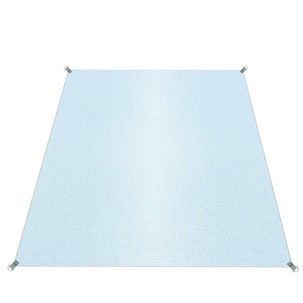 Zandvrij Strandlaken XXL 200x200 cm – Strandmat – Stranddeken – Opvouwbaar – Sneldrogend – Blauw