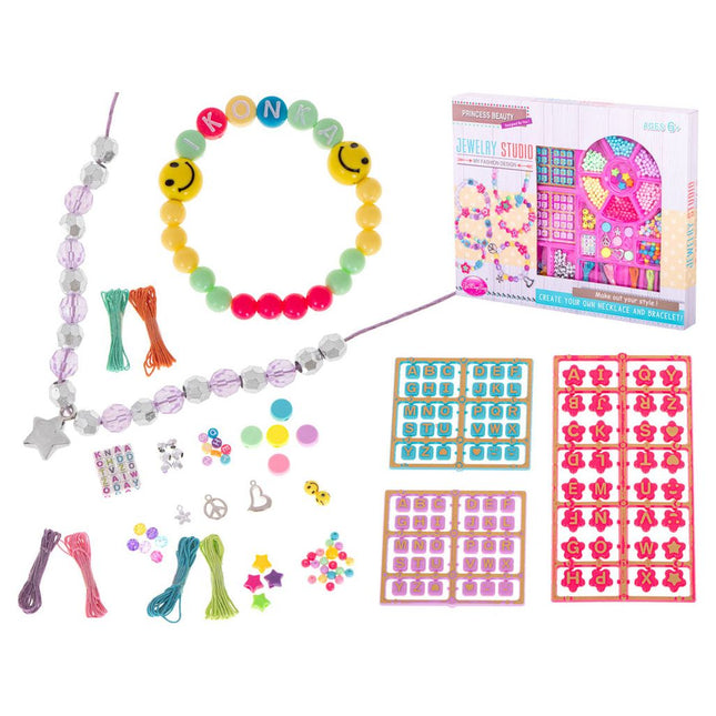 630-delige XXL sieraden kralen set voor kinderen