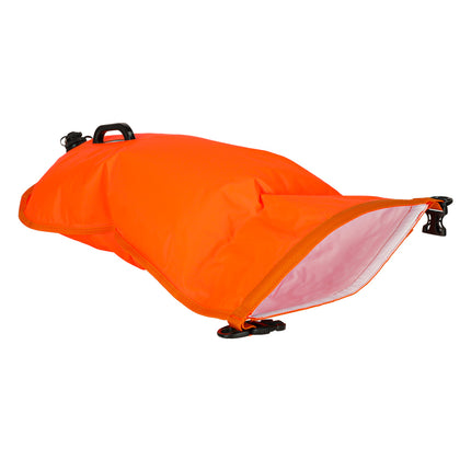 Zwemboei 28 Liter – Opblaasbare Reddingsboei – Waterdichte Zwemzak – Open Water Zwemmen – Met Fluitje – Oranje