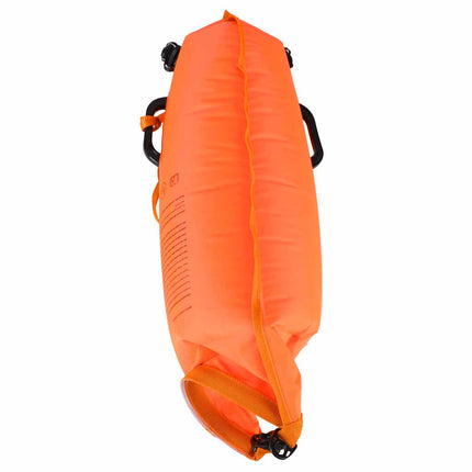 Zwemboei 28 Liter – Opblaasbare Reddingsboei – Waterdichte Zwemzak – Open Water Zwemmen – Met Fluitje – Oranje