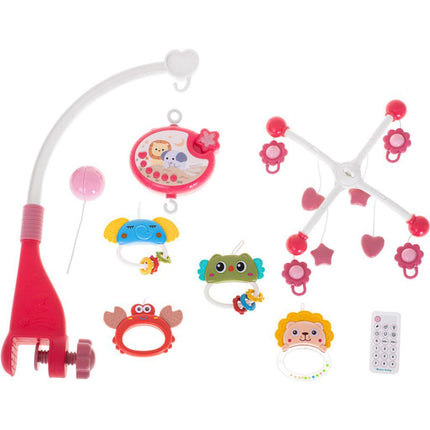 Lullaby ster boxmobiel roze met 40 melodieën en 3 timer standen - Inclusief afstandsbediening - Met sterprojector