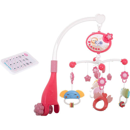 Lullaby ster boxmobiel roze met 40 melodieën en 3 timer standen - Inclusief afstandsbediening - Met sterprojector