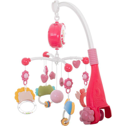 Lullaby ster boxmobiel roze met 40 melodieën en 3 timer standen - Inclusief afstandsbediening - Met sterprojector