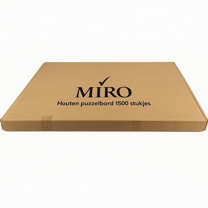 MIRO® Houten Puzzelbord 1500 Stukjes – Puzzeltafel met 4 Lades – Puzzel Organizer & Sorteerbord – Duurzaam Hout – 89x69 cm – Voor Volwassenen