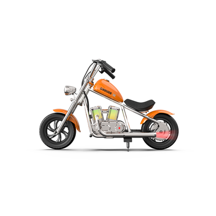Xrider Kids Cruiser 12 Elektrische Kindermotor Chopper 12 Inch 160W - Geschikt vanaf 6 jaar - Met app voor bediening