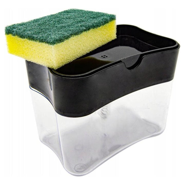 BeeHome Handmatige Afwasmiddel Dispenser - Zeepdispenser - Sponshouder