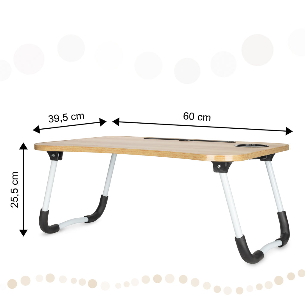 QUVIO Verstelbare laptop bijzet tafel - Zwart | Leen Bakker QUVIO Verstelbare laptop bijzet tafel - Zwart | Leen Bakker
