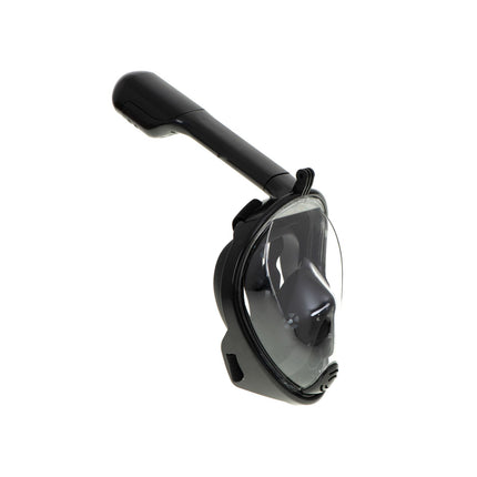 Snorkelmasker Volledig Gezicht L/XL – Full Face Snorkelmasker – Opvouwbaar – Anti Fog – Dry Top – 180° Panoramisch Zicht – Zwart – Met GoPro Houder