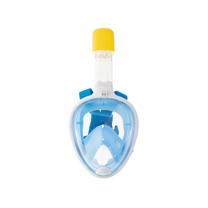 Snorkelmasker Volledig Gezicht S/M – Opvouwbaar – Anti Fog – Dry Top – 180° Panoramisch Zicht – Full Face Snorkelmasker Blauw – Met GoPro Houder