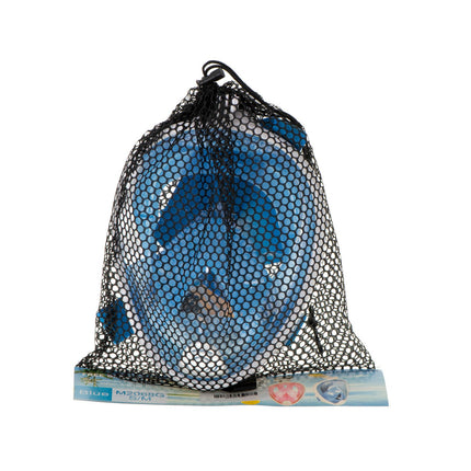 Snorkelmasker Volledig Gezicht S/M – Opvouwbaar – Anti Fog – Dry Top – 180° Panoramisch Zicht – Full Face Snorkelmasker Blauw – Met GoPro Houder