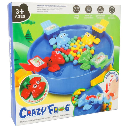 Crazy Frog Arcadespel Hongerige Kikkers XXL- Springende Kikkers Vaardigheidsspel Voor Maximaal 4 Spelers - 3+