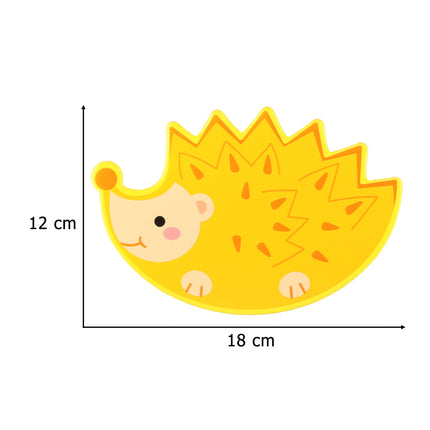 Montessori Behendigheidsspel – Houten Evenwichtsspel Egel met Fruit en Rijgdraad – Educatief Speelgoed vanaf 3 Jaar