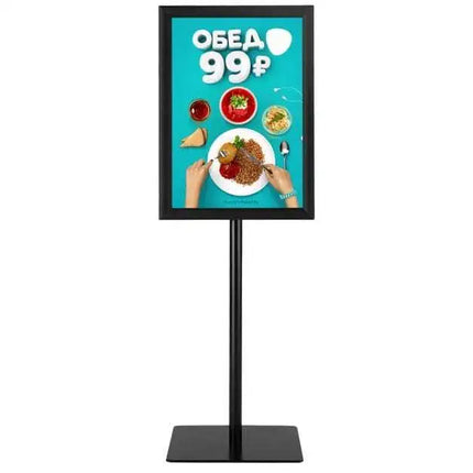 A3 Posterstandaard – Verstelbare Informatiestandaard – 360° Draaibaar – Staande Posterhouder – Zwart