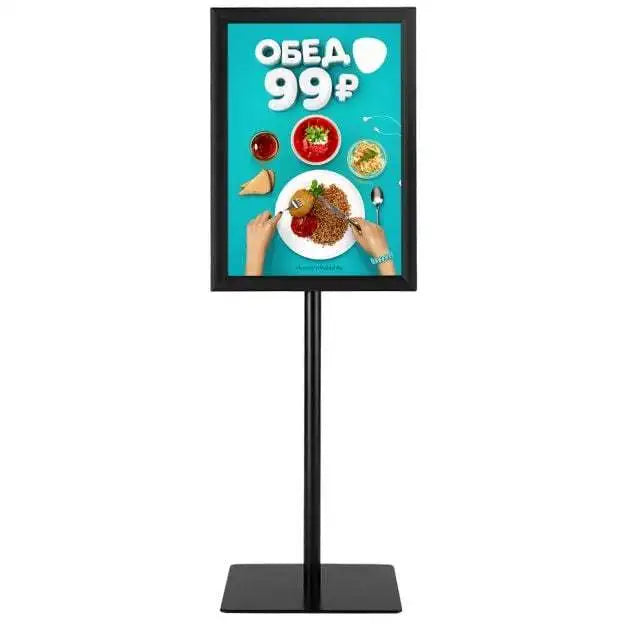 A3 Posterstandaard – Verstelbare Informatiestandaard – 360° Draaibaar – Staande Posterhouder – Zwart