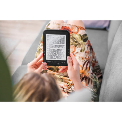 Kruger & Matz Library 4 E-reader 6-inch 8 GB inclusief beschermhoes en koptelefoon zwart