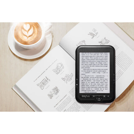 Kruger & Matz Library 4 E-reader 6-inch 8 GB inclusief beschermhoes en koptelefoon zwart