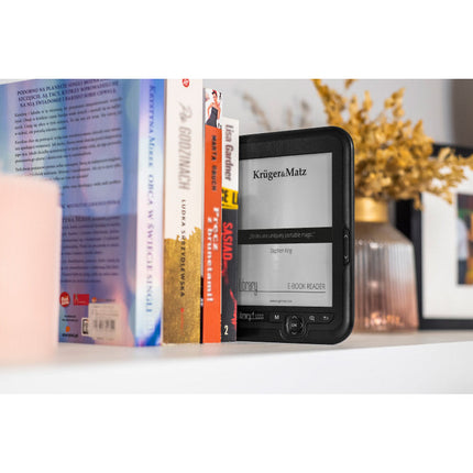 Kruger & Matz Library 4 E-reader 6-inch 8 GB inclusief beschermhoes en koptelefoon zwart