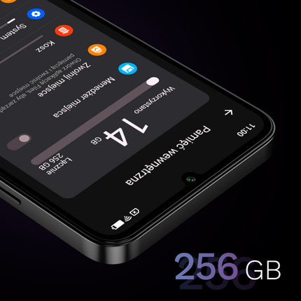 Kruger & Matz LIVE 12 Smartphone 6,74" 256 GB - 5G Android 14 - Inclusief Hoesje En Screenprotector - 5000 mAh-batterij - Zwart