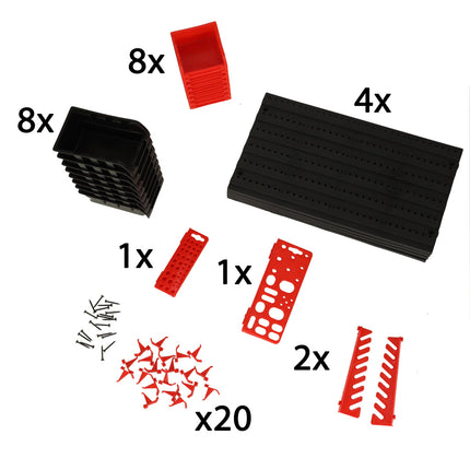 Kafuwell Wand organizer voor Werkplaats - Garage Gereedschapshouders Wandplanken 48x21x1 cm