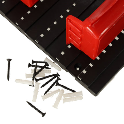 Kafuwell Wand organizer voor Werkplaats - Garage Gereedschapshouders Wandplanken 48x21x1 cm