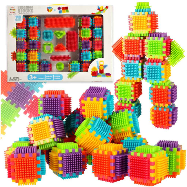 Hedgehog Blocks 140-Delige Constructie Set - Creatief Speelgoed Kinderen - Educatief - Multicolor