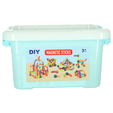 50 Delige Magnetische Staafjes Bouwset - Constructiespeelgoed - STEM Speelgoed - Montessori Speelgoed - Magnetische Bouwblokken - Educatief Speelgoed - Vanaf 3 Jaar