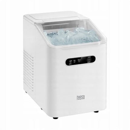 Teesa Easy Ice IJsblokjesmachine – 11 kg per dag - 2 Formaten IJsblokjes - 110W - 1L Watertank - Automatische Reiniging - Compact voor Thuis