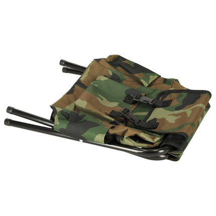 Camouflageprint Reisvisstoel met Rugzak - Visstoel - Campingstoel - Camping - Caravan - Camper - Makkelijk Mee Te Nemen