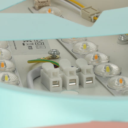 Lumela Vliegtuig Kinderlamp – Dimbare LED Plafondlamp met Afstandsbediening – Kinderkamer Plafondverlichting Jongens – 50x60 cm – Blauw – Originele Vliegtuiglamp voor Kinderen