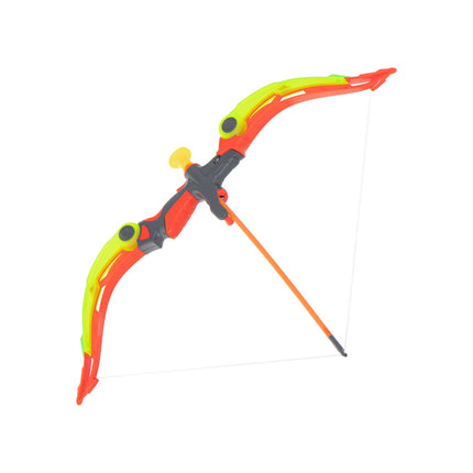 Pijl en Boog met Verlichting en Schietschijf Oranje - 3 Veilige Pijlen - 53 cm - Boogschieten - Kinderen - Speelgoed - Buiten Speelgoed - Binnen Speelgoed