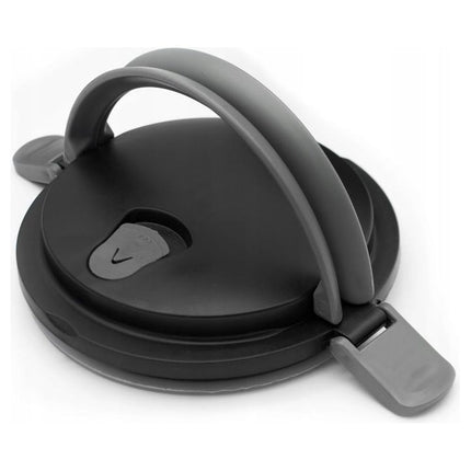 Meyerhoff Thermische Lunchbox Container 3 Lagen - Roestvrij Staal - Stapelbare Geïsoleerde Bento Box - Lekvrije Lunchbox met Handvat - Zwart