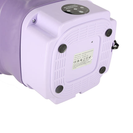 Ikonka Mini Draagbare Kleine Opvouwbare Reiswasser Wasmachine - Kleding & Lingerie - 11L - Paars