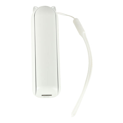 Mini USB Ventilator Opvouwbaar Wit – Draagbare Handventilator – Oplaadbaar via USB-C – Bureauventilator – Powerbankfunctie