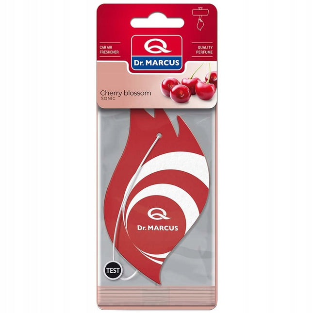 Dr. Marcus Sonic Cherry Blossom auto geurhanger tot 49 dagen geurverspreiding - Exclusieve neutrafresh technologie - Luchtverfrisser - 15 Gram