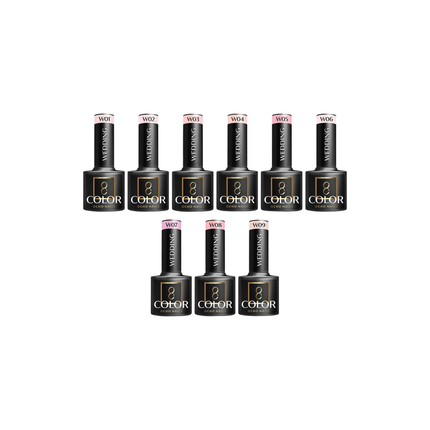 Ocho Nails W08 Professionele Hybride Bruidsnagellak - Roze UV Gellak - Wedding Nagellak 5 g