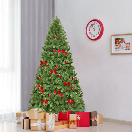 Trendmix Kunstkerstboom Met Standaard 230 cm - Scharnierende Sparren - PVC - Groen