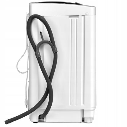 Costway Volautomatische Mini Wasmachine met Pomp en Display 3,5 kg - Mini Camping Wasmachine  -  Wit 43x43x75 cm