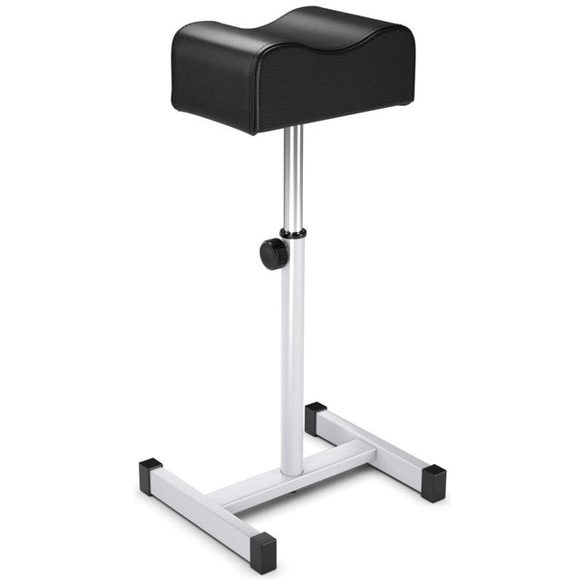Trendmix Universele Ergonomische Pedicure/ Manicure Kruk Voetsteun - Beensteun in Hoogte Verstelbaar van 45-65 cm - Voetenbank voor Nagelverzorging in Salons en Spa Zwart