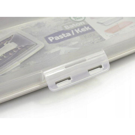 Dunya Lock & Fresh Langwerpige Taartdoos – Taart- en Cake Bewaardoos 36,5 cm – Met Handvat & Vergrendeling – BPA-vrij – Vershouddoos & Taartplateau in Één