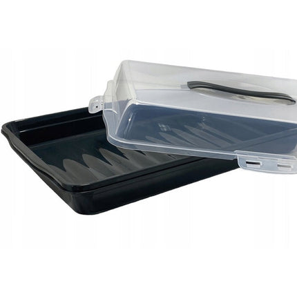 Lock & fresh rechthoekige taart en cake transport doos /bewaarbox 45cm assorti