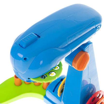 Teken projector voor kinderen met 32 afbeeldingen, kleurboek en 12 stiften blauw