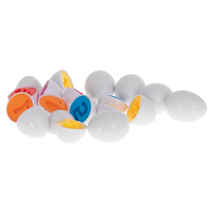 Eieren Sorteren Montessori Speelgoed - Vormen en Kleuren - Sorteer Speelgoed - Puzzel 12 Stuks