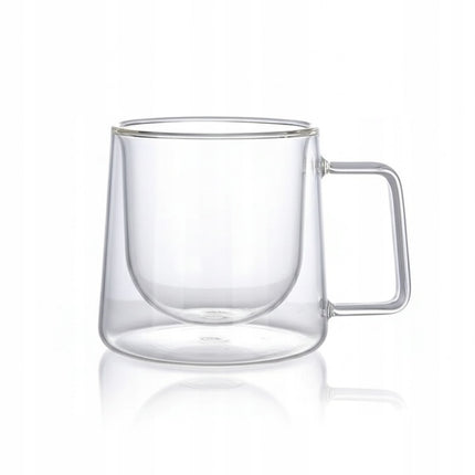 Dubbelwandig Glas 250 ml met Oor – Koffieglas & Theeglas – Thermoglas voor Warme en Koude Dranken