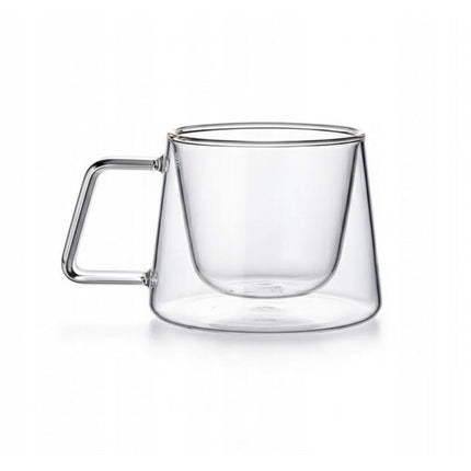 Dubbelwandig Espresso Glas met Oor 150 ml – Thermoglas van Borosilicaatglas – Voor Espresso en Koffiespecialiteiten