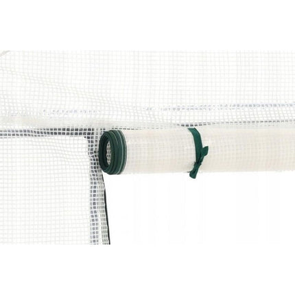 Garden Line Tuinkas voor Gewassen 200x77x168/146 cm Wit -  Foliekas Moestuin - Hobbykas - Kweekkas