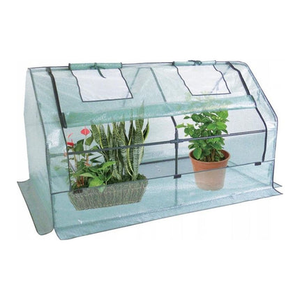 Garden Line Tuinkas met gaas 180 X 92 X 90 cm Groen - Moestuin Foliekas voor Gewassen en tomaten -  Hobbykas